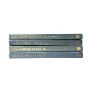1908-22 Antique 4 Volume The New Hudson Shakespeare Book Set